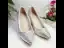 Scintillantes Argenté Club de carnaval Faux Diamant Chaussures Femmes 2020 8 cm Compensées À Bout Pointu