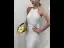 Glitzernden Ivory / Creme Pailletten Abendkleider 2021 Meerjungfrau Rundhalsausschnitt Ärmellos Sweep / Pinsel Zug Abend Festliche Kleider