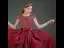 Charming Burgundy Party Dresses Flower Girl Dresses 2021 A-Line / Princess Scoop Neck Satin Short Sleeve Bow Sash Sequins Birthday Floor-Length / Long Flower Girl Dresses