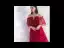Fashion Red Evening Dresses  2020 A-Line / Princess Off-The-Shoulder 1/2 Sleeves Glitter Star Sequins Floor-Length / Long Ruffle Backless Formal Dresses