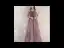 Elegant Grape Evening Dresses  2020 A-Line / Princess Shoulders Short Sleeve Beading Floor-Length / Long Ruffle Backless Formal Dresses