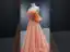 High-end Pearl Pink Beading Rhinestone Sequins Prom Dresses 2021 A-Line / Princess Off-The-Shoulder Short Sleeve Backless Prom Floor-Length / Long Formal Dresses