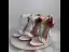 Charming White Pearl T-Strap Lace Flower Wedding Shoes 2021 9 cm Stiletto Heels Open / Peep Toe Wedding Sandals High Heels