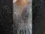 High-end Grey Sequins Evening Dresses 2021 A-Line / Princess Scoop Neck Sleeveless Backless Floor-Length / Long Formal Dresses