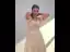 Style Victorien Champagne Robe De Soirée 2020 Princesse Col v profond Gonflée 1/2 Manches Appliques En Dentelle Perlage Paillettes Longue Volants Dos Nu Robe De Ceremonie