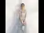 Elegant Silver Evening Dresses  2020 A-Line / Princess Off-The-Shoulder Short Sleeve Appliques Sequins Beading Floor-Length / Long Ruffle Backless Formal Dresses