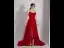 Fashion Burgundy Jumpsuit 2020 Off-The-Shoulder Short Sleeve Bow Sweep Train Backless Evening Dresses