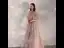 Elegant Champagne Evening Dresses  2020 A-Line / Princess Spaghetti Straps Short Sleeve Appliques Flower Beading Pearl Glitter Tulle Floor-Length / Long Ruffle Backless Formal Dresses