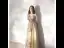 Élégant Champagne Robe De Soirée 2020 Princesse Transparentes Encolure Dégagée Sans Manches Ceinture Appliques En Dentelle Paillettes Train De Balayage Volants Dos Nu Robe De Ceremonie