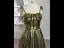 Elegante Schwarz Gold Ballkleider 2023 Ballkleid Spaghettiträger Ärmellos Rückenfreies Lange Ball Festliche Kleider