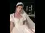 Vintage / Originale Simple Ivoire Perle Satin Robe De Mariée 2021 Robe Boule Encolure Carrée Manches Courtes Dos Nu Noeud Royal Train Mariage