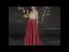 Fashion Red Satin Prom Dresses 2020 A-Line / Princess V-Neck Short Sleeve Beading Rhinestone Sweep Train Ruffle Backless Formal Dresses