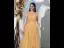 Affordable Yellow Prom Dresses 2020 A-Line / Princess Spaghetti Straps Sleeveless Rhinestone Floor-Length / Long Cascading Ruffles Backless Formal Dresses
