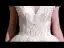 Bling Bling Ivoire Robe De Mariée 2018 Robe Boule De l'épaule Transparentes V-Cou Manches Courtes Dos Nu Glitter Étoile Appliques En Dentelle Perle Perlage Cathedral Train Volants