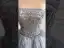 Charmant Gris Perlage Paillettes Plissée Robe De Bal 2022 Robe Boule Bustier Sans Manches Dos Nu Train De Balayage Robe De Ceremonie
