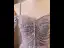 Bling Bling Lavender Beading Rhinestone Sequins Prom Dresses 2024 Ball Gown Off-The-Shoulder Short Sleeve Backless Floor-Length / Long Prom Formal Dresses