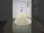Luxury / Gorgeous Champagne Bridal Wedding Dresses 2020 Ball Gown See-through Scoop Neck Sleeveless Backless Star Appliques Lace Beading Pearl Chapel Train