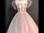 Victorian Style Brown See-through Prom Dresses 2020 Ball Gown High Neck Puffy Short Sleeve Appliques Lace Beading Floor-Length / Long Ruffle Backless