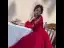 Victorian Style Burgundy Evening Dresses  2020 Ball Gown V-Neck Puffy Long Sleeve Beading Glitter Tulle Floor-Length / Long Backless Formal Dresses