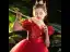 Victorian Style Red Flower Girl Dresses 2020 Ball Gown Scoop Neck Puffy Short Sleeve Sequins Sash Short Ruffle
