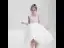 High Low White Flower Girl Dresses 2020 Ball Gown Scoop Neck Sleeveless Sequins Beading Asymmetrical Ruffle