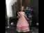 Chic / Beautiful Birthday Blushing Pink Flower Girl Dresses 2020 Ball Gown Scoop Neck Sleeveless Appliques Lace Pearl Floor-Length / Long Ruffle