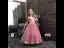 Vintage / Retro Candy Pink Birthday Flower Girl Dresses 2020 Ball Gown Scoop Neck Cap Sleeves Appliques Lace Floor-Length / Long Ruffle
