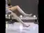 Sexy Silver Street Wear Crystal Womens Sandals 2020 8 cm Wedges Open / Peep Toe Sandals