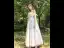 Elegant Grey Evening Dresses  2020 A-Line / Princess Off-The-Shoulder Short Sleeve Beading Spotted Tulle Floor-Length / Long Ruffle Backless Formal Dresses