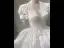 Luxury / Gorgeous White Bridal Wedding Dresses 2020 Ball Gown See-through Scoop Neck Puffy Short Sleeve Backless Appliques Lace Beading Cathedral Train Ruffle