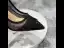 Sjarmerende Svart Aften Rhinestone Pumps 2020 Tyll 10 cm Stiletthæler Spisse Pumps