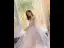 Chic / Belle Gris Robe De Soirée 2020 Princesse V-Cou Sans Manches Perlage Glitter Tulle Train De Balayage Volants Dos Nu Robe De Ceremonie