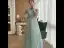 Vintage / Retro Green Dancing Prom Dresses 2020 A-Line / Princess See-through High Neck Sleeveless Beading Floor-Length / Long Ruffle Backless Formal Dresses