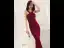 Affordable White Evening Dresses  2020 Trumpet / Mermaid V-Neck Sleeveless Beading Floor-Length / Long Backless Formal Dresses