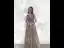 Elegant Grey Evening Dresses  2020 A-Line / Princess V-Neck Sleeveless Appliques Flower Beading Sash Floor-Length / Long Ruffle Backless Formal Dresses