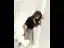 Vintage / Retro Black Gradient-Color White Evening Dresses  2020 A-Line / Princess V-Neck Short Sleeve Sequins Floor-Length / Long Ruffle Formal Dresses