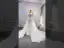 Luxe Blanche Transparentes La Mariée Robe De Mariée 2020 Trompette / Sirène Encolure Carrée Manches Longues Dos Nu Fait main Perlage Perle Tribunal Train Volants