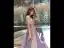 Charmant Violet Robe De Bal 2020 Princesse De l'épaule Manches Courtes Appliques Paillettes Train De Balayage Volants Dos Nu Robe De Ceremonie