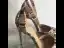 Chic / Beautiful Khaki Street Wear Snakeskin Print Womens Sandals 2020 Ankle Strap 12 cm Stiletto Heels Pointed Toe Sandals