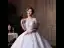 Romantique Champagne Transparentes La Mariée Robe De Mariée 2020 Robe Boule Encolure Dégagée Manches Courtes Dos Nu Paillettes Perlage Glitter Tulle Cathedral Train Volants