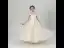 Flower Fairy Champagne Birthday Flower Girl Dresses 2020 A-Line / Princess See-through High Neck Short Sleeve Appliques Flower Beading Floor-Length / Long Ruffle