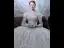 Style Victorien Champagne La Mariée Robe De Mariée 2020 Robe Boule Transparentes Encolure Carrée Gonflée 3/4 Manches Dos Nu Appliques Paillettes Perlage Cathedral Train Volants