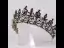 Baroque Noire Tiare Accessoire Cheveux Mariage 2020 Alliage Faux Diamant Mariage Accessorize