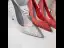 Glittrande Silver Afton Rhinestone Pumps 2020 8 cm Stilettklackar Spetsiga Pumps