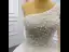 Luxury / Gorgeous White Bridal Wedding Dresses 2020 Ball Gown One-Shoulder Long Sleeve Backless Handmade  Beading Pearl Floor-Length / Long Ruffle
