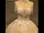 Luxury / Gorgeous Champagne Bridal Wedding Dresses 2020 Ball Gown High Neck Short Sleeve Backless Appliques Lace Beading Tassel Glitter Tulle Royal Train Ruffle