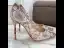 Amazing / Unique Cocktail Party Snakeskin Print Pumps 2020 Leather 10 cm Stiletto Heels Pointed Toe Pumps