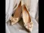 Glitter Charmant Goud Bruidsschoenen 2020 Leer Glans Pailletten Parel Rhinestone 6 cm Naaldhakken / Stiletto Spitse Neus Huwelijk Pumps