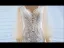 Luxe Champagne La Mariée Robe De Mariée 2020 Trompette / Sirène Transparentes Encolure Carrée Gonflée Manches Longues Dos Nu Appliques En Dentelle Plumes Train De Balayage Volants