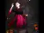 Halloween Cosplay Red Flower Girl Dresses 2020 Ball Gown Scoop Neck Long Sleeve Appliques Lace Sequins Knee-Length Cascading Ruffles